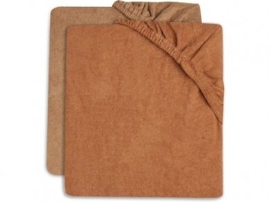 CHANGING MAT COVER JOLLEIN 50X70CM TERRY Caramel Biscuit